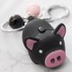 thumbnail image 3 of BlackMini Adorable Cerdo Llavero Led Luminoso Sonido Dibujos Animados Cerdo Llavero, 3 of 5