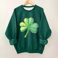 thumbnail image 2 of Lorytime Cute Sweatshirts for Teen Girls Trendy St. Patricks Day Long Sleeve Crewneck Tops Patterned Pullover Outerfits, 2 of 5