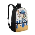 thumbnail image 2 of Yuyamidu Baseball Kids Backpacks for Boys Ice Cream School Backpack Polyester Schoolbags with Bottle Side Pockets, Students Supplies Teen Girls School Bookbag, 2 of 6