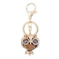 thumbnail image 2 of TopLLC Keychains New Creative Series Big Eye Owl alloy Diamond Keychain the cup, 2 of 2