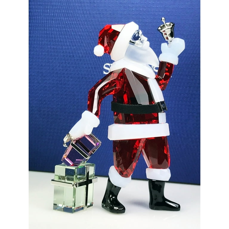Swarovski Christmas Figurine Color Crystal SANTA CLAUS #5003052