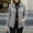 Gray, variant on Women's Vertical Ribbed Knit Zip Up Jacket – Lapel Long Sleeve Slim Fit Casual Cardigan Coat with Side Pockets Gray,M