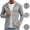 04-Light Gray, variant on Men's UPF 50+ Zip Up Sun Protection Hoodie Jacket, Lightweight Breathable Long Sleeve Sun Coat with Pockets, Quick Dry Thin Outdoor Top for Fishing Cycling Hiking Daily Wear 01-Blue M