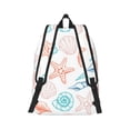 thumbnail image 3 of Daiia Colorful Seashells1 Vintage Canvas Backpack for Men and Women ,Hiking Backpack,Travel Laptop Bag for School,Large Capacity Backpack, 3 of 8