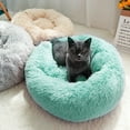 thumbnail image 4 of Pet Artist Pet Dog Cat Plush Calming Bed Comfy Round Donut Beds Fluffy Cave House Sleeping Mat Mattress Pad, 4 of 10
