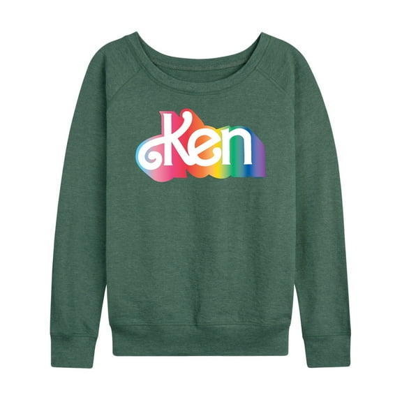 Barbie Pride - Ken Logo - Women's Lightweight French Terry Long Sleeve Shirt