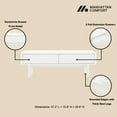 thumbnail image 4 of Ella 47.2" Coffee Table in White made from Engineered Wood, 4 of 11