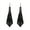 Black, variant on HUANLEDASH 1 Pair Women Hook Earrings Shiny Sequin Anti-allergy Tassel Lightweight Ear Decoration Jewelry Prom Cocktail Party Hanging Earrings Dangle Earrings