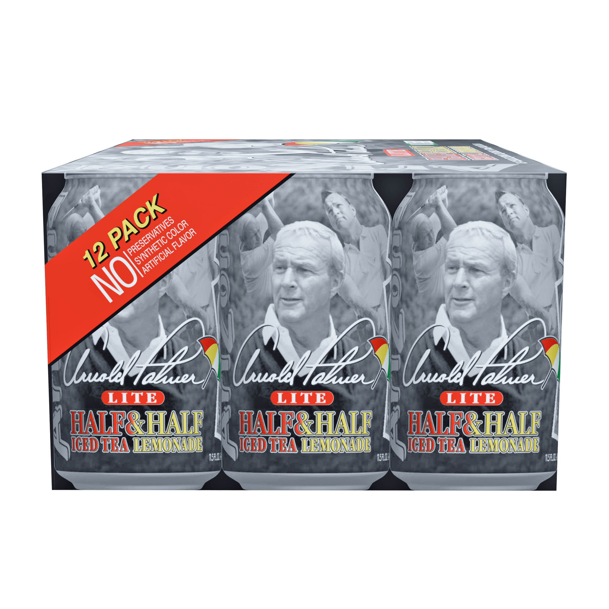 AriZona Arnold Palmer Lite Half & Half Iced Tea Lemonade - 11.5 fl oz (pack of 12)