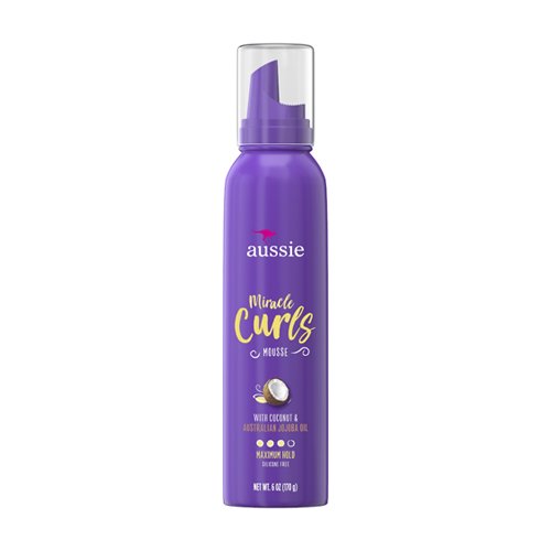 Aussie Miracle Curls Styling Mousse, Maximum Hold, 6 Oz