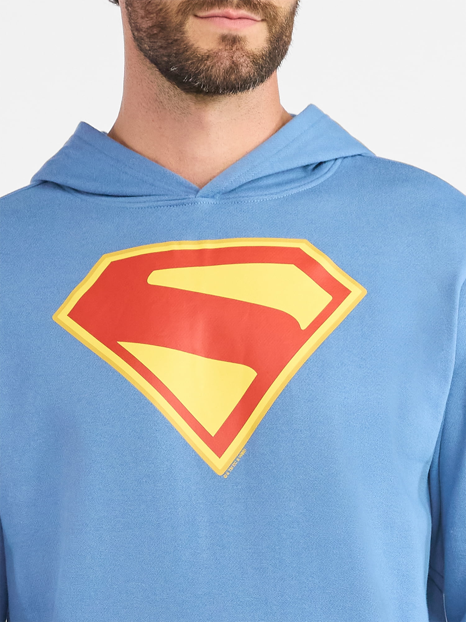 Superman Men's and Big Men's Graphic Hoodie with Long Sleeves, Sizes XS-5XL