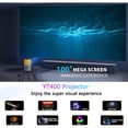 thumbnail image 4 of TIMIFIS Projector HD Projector 3000 Lumens Home Video Projector Compatible With HDMI| USB| AV| Audio Interface| USB Flash Drive| Computer - Summer, 4 of 8