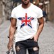 thumbnail image 1 of Tops para hombre, blusas y camisas de cuello redondo y manga corta para hombre, camiseta de cuello redondo y manga corta con estampado de la bandera del Día de la Independencia de Estados Unidos para, 1 of 5