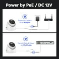 thumbnail image 5 of ANNKE 12MP H.265+ Security PoE IP Turret Camer, 134° Wide AI Angle Surveillance Dome Camera with Lntelligent Dual Light, Spotlight Color Night Vision, IP67 Weatherproof, Vehicle and Person Detection, 5 of 13