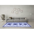thumbnail image 3 of Ahgly Company Machine Washable Indoor Rectangle Southwestern Blue Country Area Rugs, 8' x 10', 3 of 4