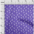 thumbnail image 2 of oneOone Polyester Spandex Purple Fabric Asian Floral Block Quilting Supplies Print Sewing Fabric By The Yard 56 Inch Wide, 2 of 4