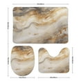 thumbnail image 3 of Marble Blue Greene Purple And Gold Stripes Bathroom Mats Set of 3 Pieces，Non Slip Non Slip Mats, Washable Mats, Decorative Carpets for Bathrooms, Kitchens, And Bedrooms., 3 of 7