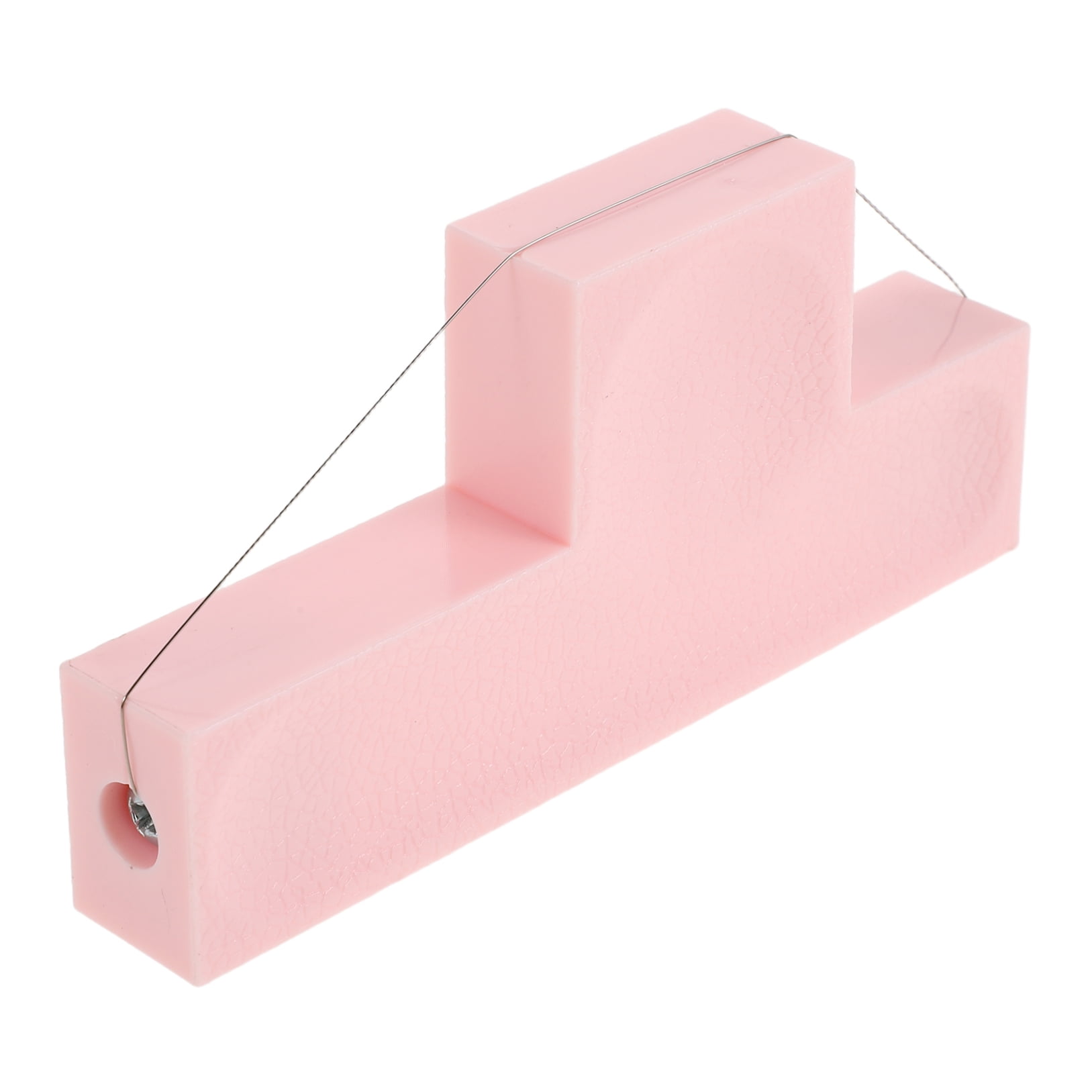 DEEPCRAFF Pottery Wire Cutter Pink Ceramic Angle Tool with Comfortable T Shape Grip Design
