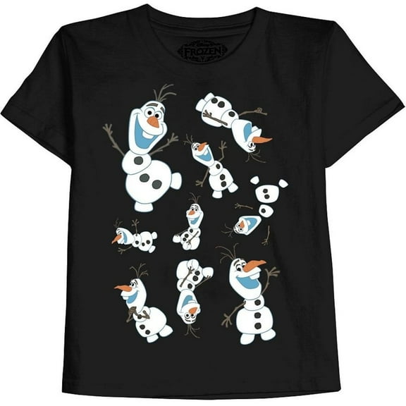 Disney Frozen Big Boys' Olaf Clones Tee M(10/12)