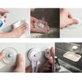 thumbnail image 6 of Pretyzoom White Wall Mounted Soap Saver Dispenser Easy Relocate No Holes, 6 of 8