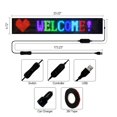 thumbnail image 4 of HOIOS LED Programmable Sign USB 5V LED Digital Sign Huge Bright Scrolling LED Sign for Store Car Window 23.22x4.72", 4 of 6