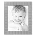 thumbnail image 2 of ArtToFrames 18" x 22" Steel Ripple Brushed Picture Frame, 18x22 inch Silver Wood Poster Frame (WOM-5269),  Pack, 2 of 7