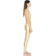 thumbnail image 3 of American Apparel Women's Metallic Halter Catsuit, Gold, X-Large, 3 of 6