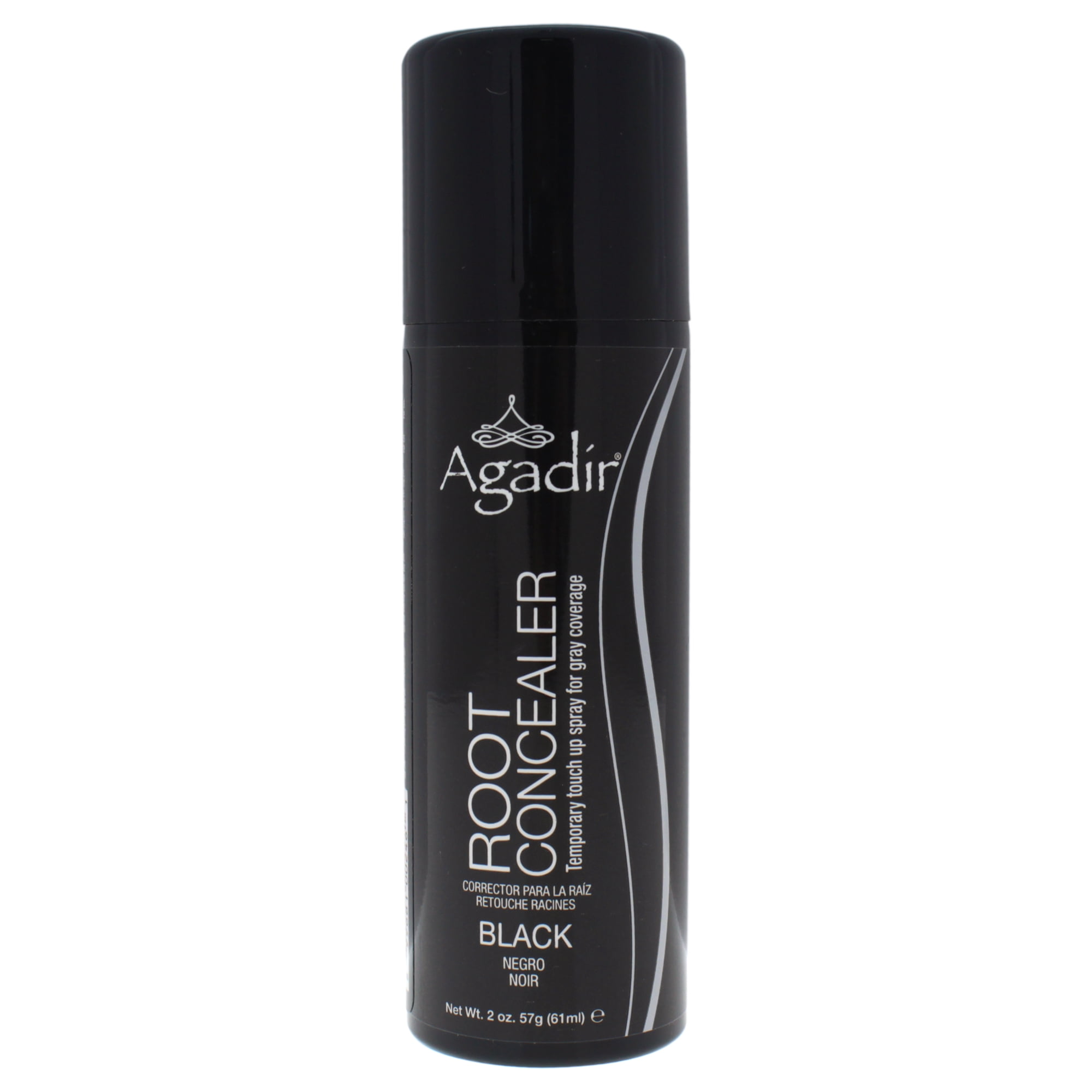 Agadir Root Concealer Temporary Touch Up Spray - Black - 2 ...