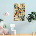 thumbnail image 4 of Canvas Wall Art for Home Decor Poster Canvas Prints Pictures Artwork Decorationch Unframe, Wild Flower Retro, 4 of 6