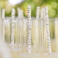 thumbnail image 3 of CTIGERS Birch Print Biodegradable Drinking Paper Straws for Party Box of 100, 3 of 8