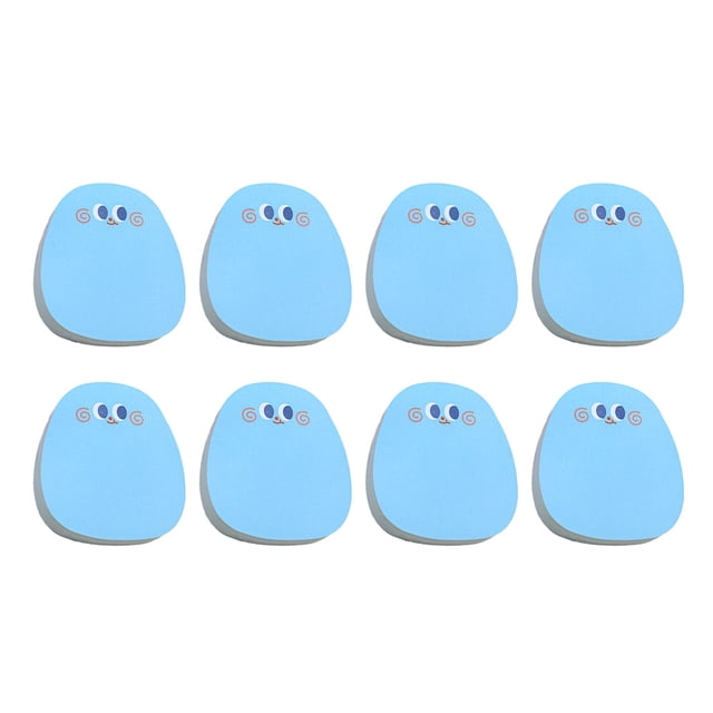 Alrededor de 480 emoticonos de dibujos animados, notas adhesivas, lindos mensajes de estudiantes, notas adhesivas, papelería irregular, notas adhesivas