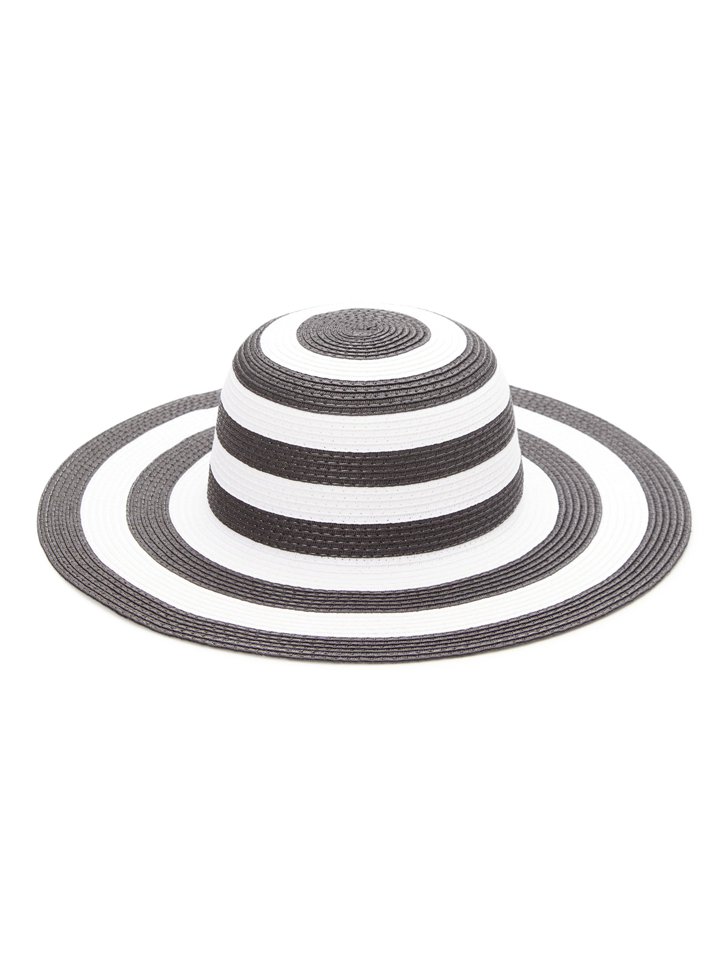 Time and Tru Women's Stripe Floppy Hat