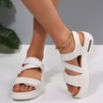 thumbnail image 4 of PennySue Women's Shoes Slip-Resistant Flat Sandals Medium Air Platform Open Toe Sport Sandals, 4 of 6