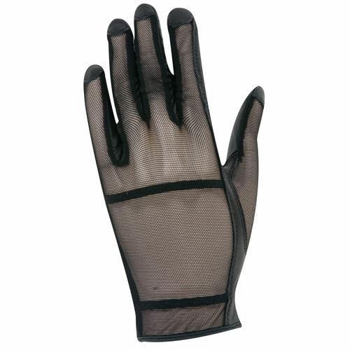 HJ Ladies Solaire Golf Glove Worn on Right Hand Black / Large / Full Finger