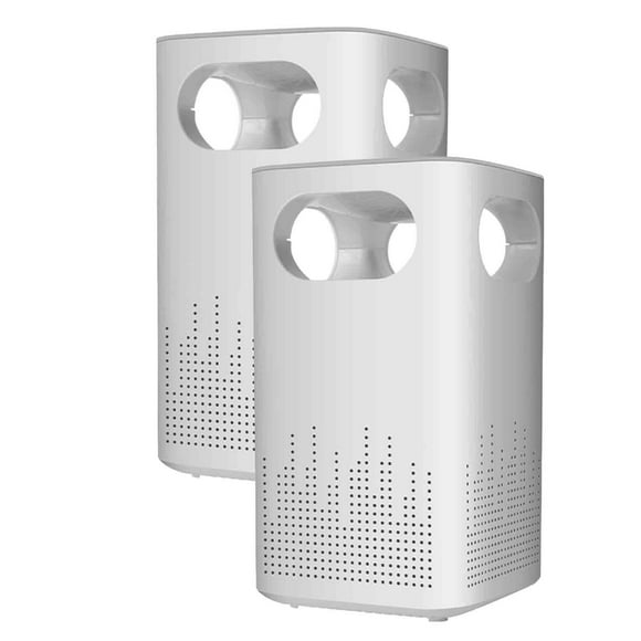 jovati Airpurifiers for Bedroom Filter with Sleep Model 24Db Filtration System 360 Intake for Pet Dander Allergie White