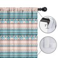 thumbnail image 4 of Blackout Kids Curtains,Pink and Blue Geometric Striped Pattern Childrens Insulated Curtains Set Of 2,Bedroom Essentials,Toddler Room Decor 42x54in(106x137cm), 4 of 5