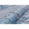 thumbnail image 4 of PavlovskiPosad Blue Modern Polyester Area Rugs for Living Room Washable Rugs Boho Moroccan Area Rug Soft Geometric Bohemian Distressed Indoor Rug for Bedroom Dining Room Office Foldable Nonslip Rug, 4 of 9