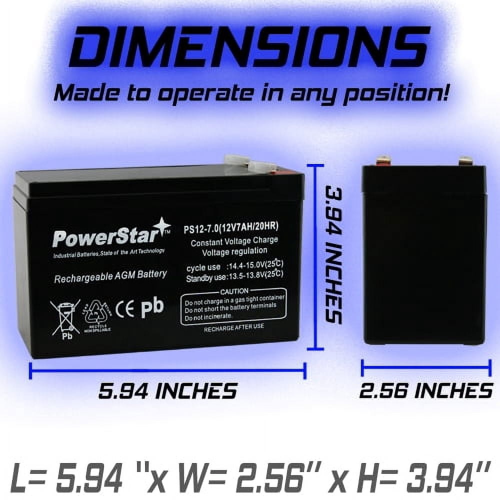 PowerStar Sealed Lead Acid 12V Vehicle Battery
