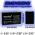 thumbnail image 5 of PowerStar PS12-7-31 Ut 1270 12V 7Ah Nonspillable Rechargeable Sealed Lead Acid Battery, 5 of 8