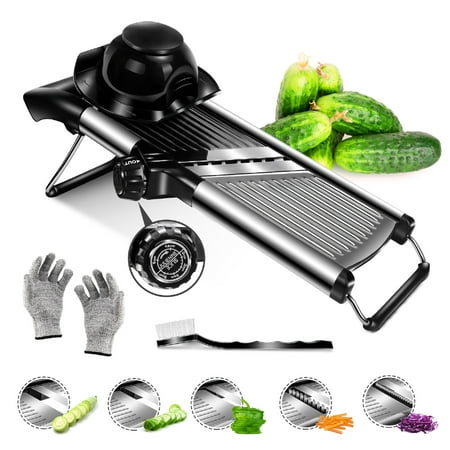 

Mastertop Adjustable Vegetable Cutter Kitchen Stainless Steel Mandoline Food Slicer