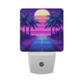 thumbnail image 6 of Yayeee LED Night Light for The Home Plug in With Light Sensors 2 Pack, Purple Digital Art, 6 of 6