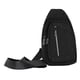 thumbnail image 2 of Elegante bolso de hombro de lona de gran capacidad para hombre, de color negro clásico, con múltiples capas de almacenamiento para compras y viajes, 2 of 8