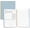 Grey Blue, variant on Half Meeting Half Note - 7.5"x10" Professional Notebooks for Work - 160 Pages, B5 Size Project Planner, Spiral Meeting Agenda/Minutes Organizer for Women Men, Note Taking, Office & Business