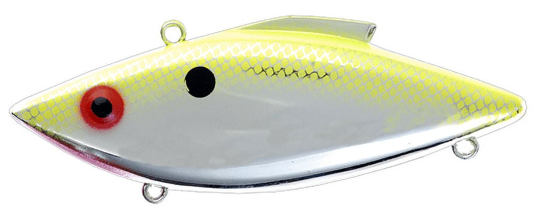 Appât à Manivelle Sans Lèvres Rat-L-Trap 1/2 Oz (RT560) Nova White Os