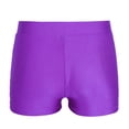thumbnail image 2 of iiniim Girls Gymnastics Dancewear Athletic Ballet Dance Gym Yoga Workout Booty Shorts Activewear Purple 12, 2 of 7