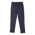 thumbnail image 6 of Blekii Men's Stretch Dress Pants, Loose Straight Leg Casual Trousers for Office, Breathable Summer Business Pants, Elastic Waist for Comfort, Smart Casual Bottoms for Work Or Formal Events Navy, 6 of 9