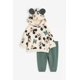 thumbnail image 1 of Tops con capucha de Color sólido para niños y niñas, Leggings de 2 piezas, ropa de otoño, pantalones, trajes deportivos informales, sudaderas de dibujos animados, atuendo, 1 of 3