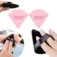 thumbnail image 2 of MKHSQHDG Today's Deals Triangular Powder Puff Makeup Dry Powder Loose Powder Setting Powder Puff Makeup Air Cushion Beauty Makeup Tools 2Pcs, 2 of 8