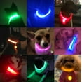 thumbnail image 5 of HAOAN LED Dog Collar, USB Rechargeable Light Up Glowing Pet Collar, Comfortable Soft Safety Dog Collar for Medium, Large Dogs,3 Colors(16.93"-23.62"), 5 of 8