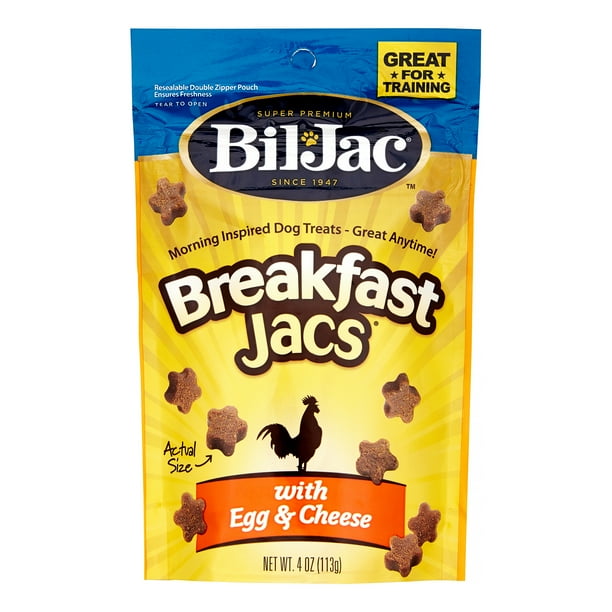 BilJac Breakfast Jacs Dog Treats, 4 Oz